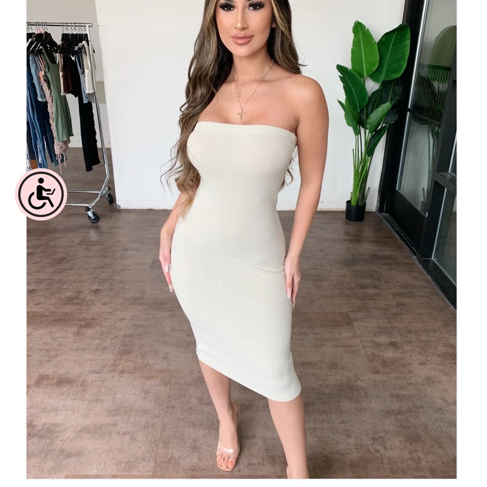 Susan Tube Dress(Stone)